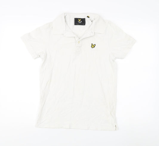 Lyle & Scott Men's White Polo Shirt S
