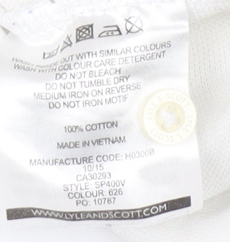Lyle & Scott Men's White Polo Shirt S