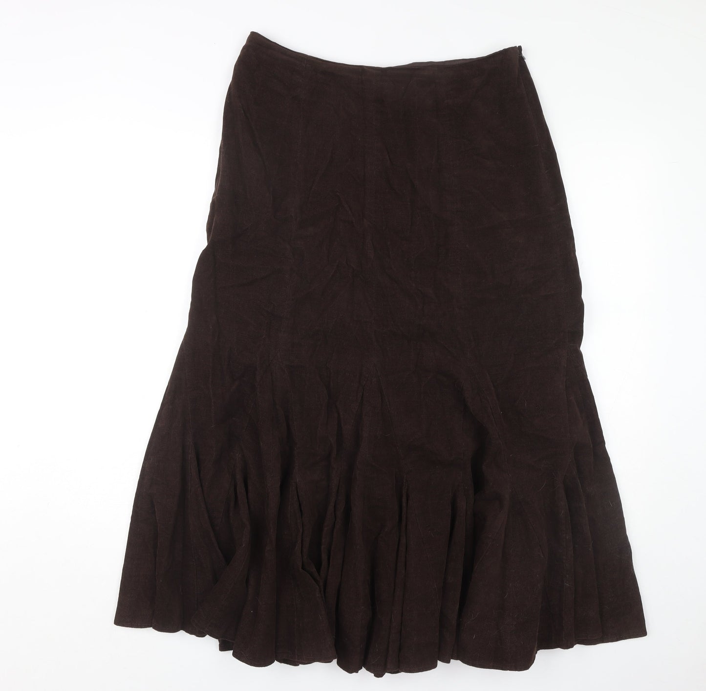 Kaliko Brown Cotton Skirt, Size 12, Women's Wear