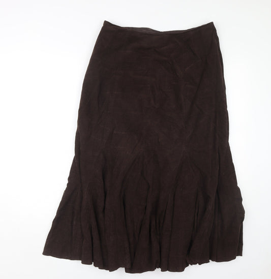 Kaliko Brown Cotton Skirt, Size 12, Women's Wear