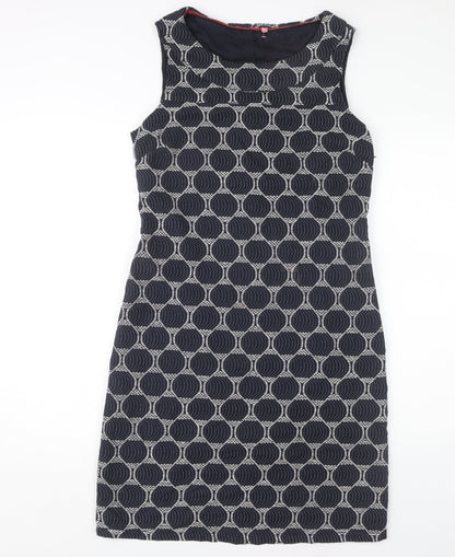 White Stuff Women's Geometric Sheath Dress Size 10