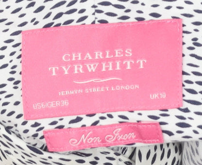 Charles Tyrwhitt Women’s Multicoloured Button-Up Shirt UK 10
