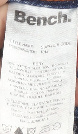 Bench Men's Blue Skinny Jeans 32W 34L Slim Fit