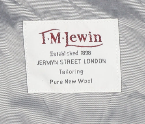 Mens UK Size 44 T.M.Lewin Regular Grey Suit Jacket