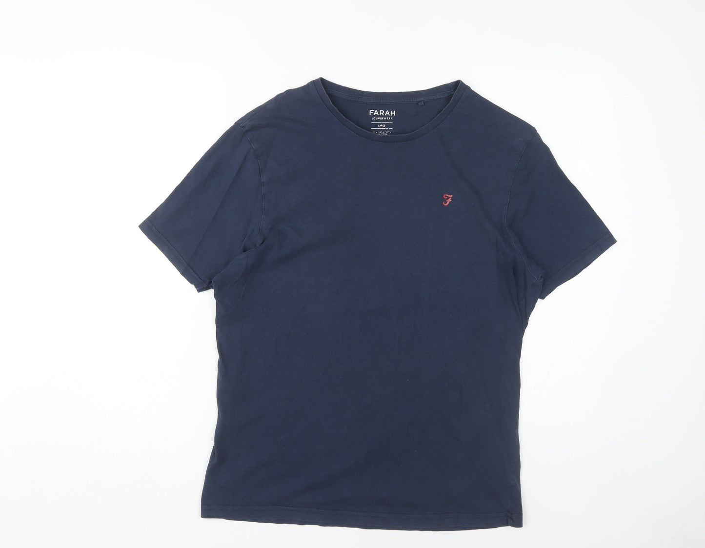 Mens UK Size L Farah Blue  T-Shirt