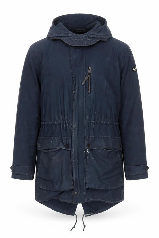 Mens UK Size M Original Penguin Blue Parka Coat