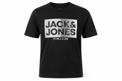 Mens UK Size M JACK & JONES Black  T-Shirt