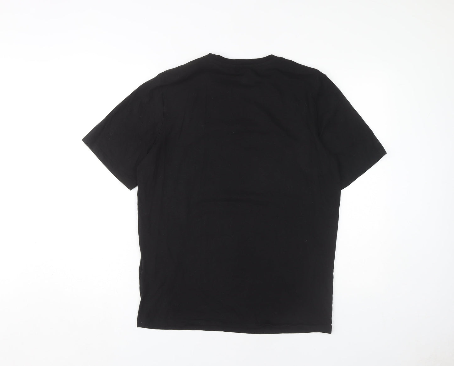 Mens UK Size M JACK & JONES Black  T-Shirt
