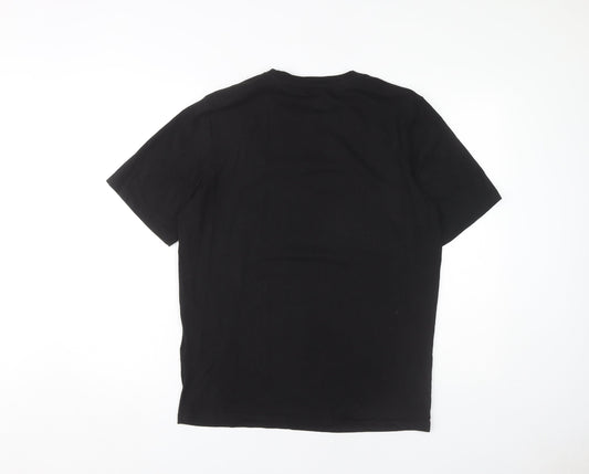 Mens UK Size M JACK & JONES Black  T-Shirt