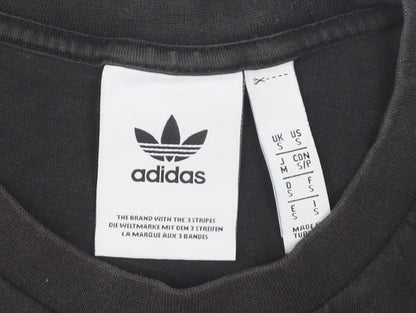 Adidas Men's Black Graphic Logo T-Shirt - Size S