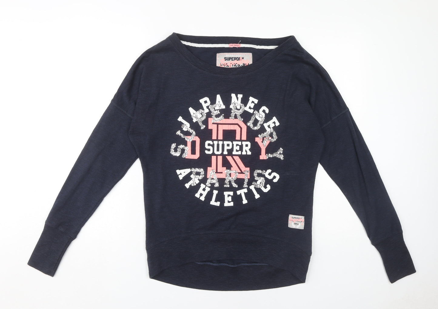 Superdry Women's Blue Pullover Sweatshirt Size S
