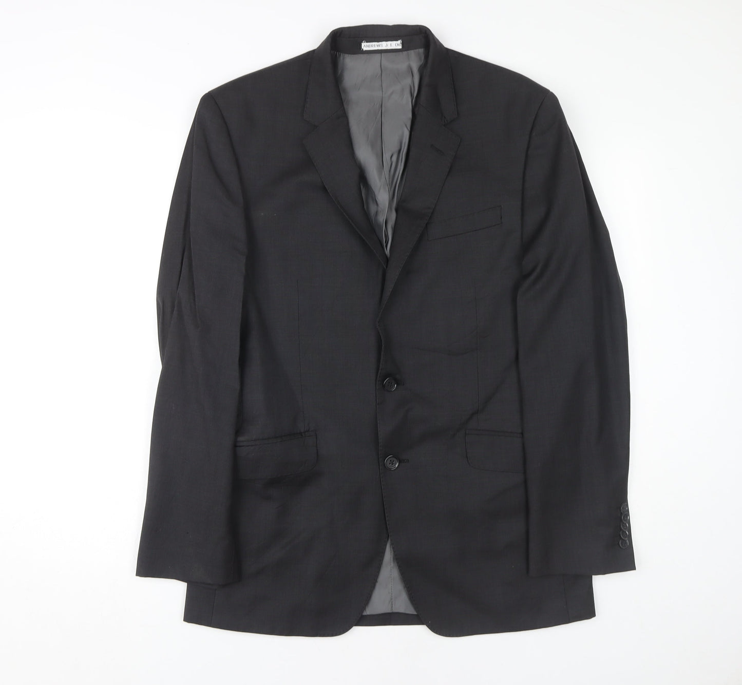 Mens UK Size 38 T.M.Lewin Regular Grey Suit Jacket