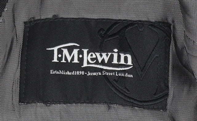 Mens UK Size 38 T.M.Lewin Regular Grey Suit Jacket