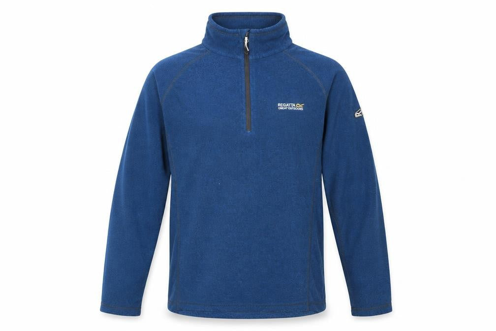Mens UK Size M Regatta Blue 1/4 Zip Sweatshirt
