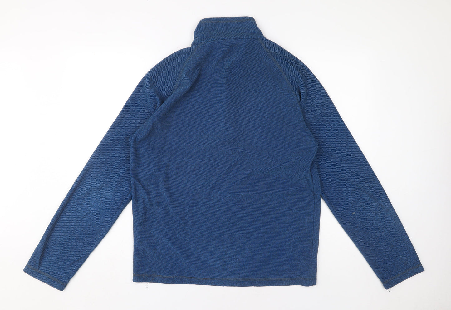 Mens UK Size M Regatta Blue 1/4 Zip Sweatshirt