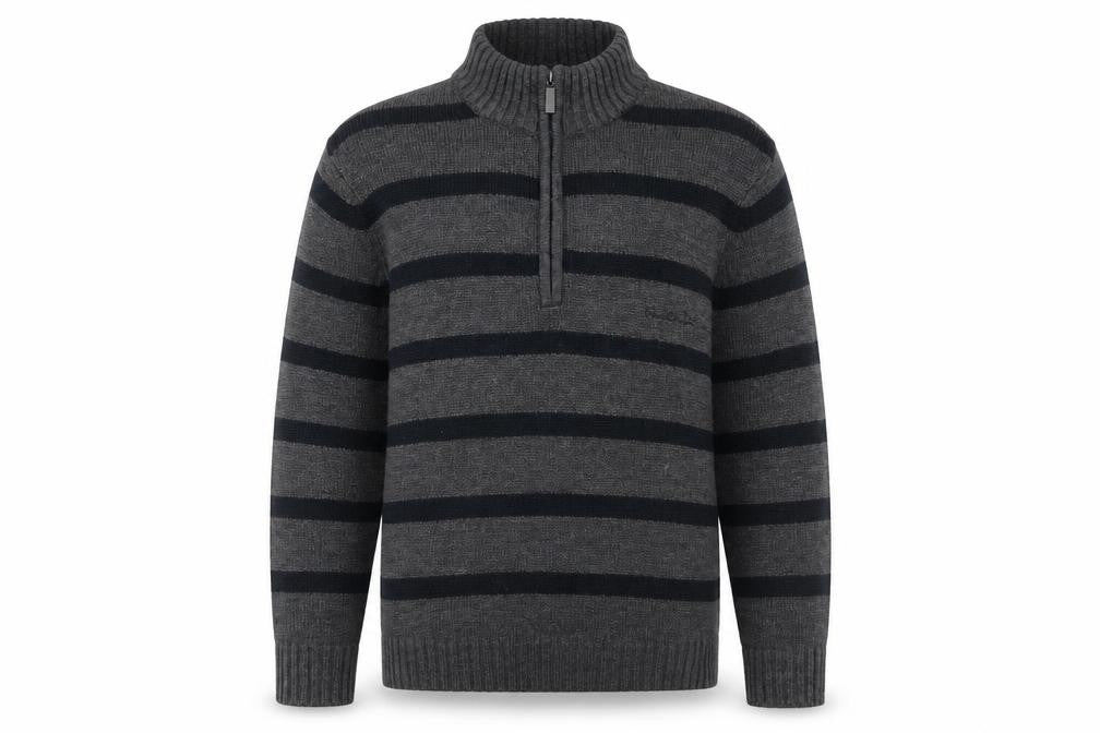 Mens UK Size S Pierre Cardin Grey Pullover Jumper