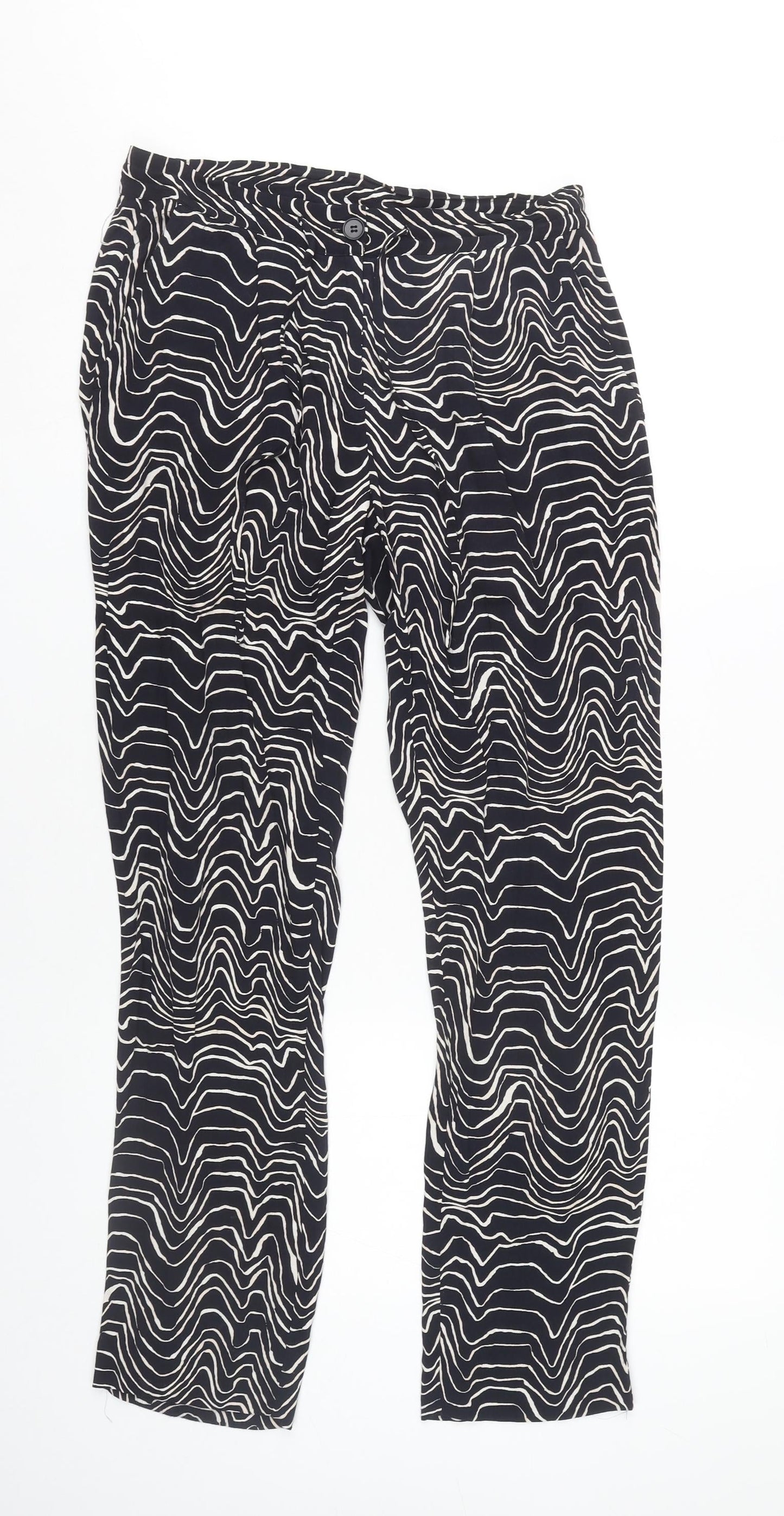 Womens UK Size 8 Jigsaw   Black Trousers