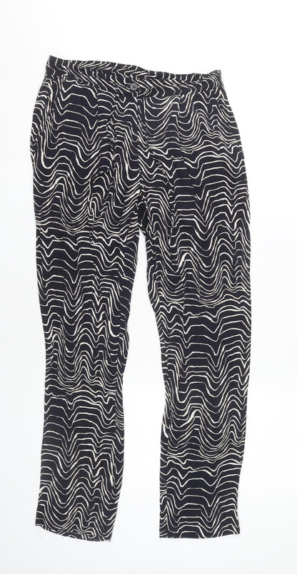 Womens UK Size 8 Jigsaw   Black Trousers