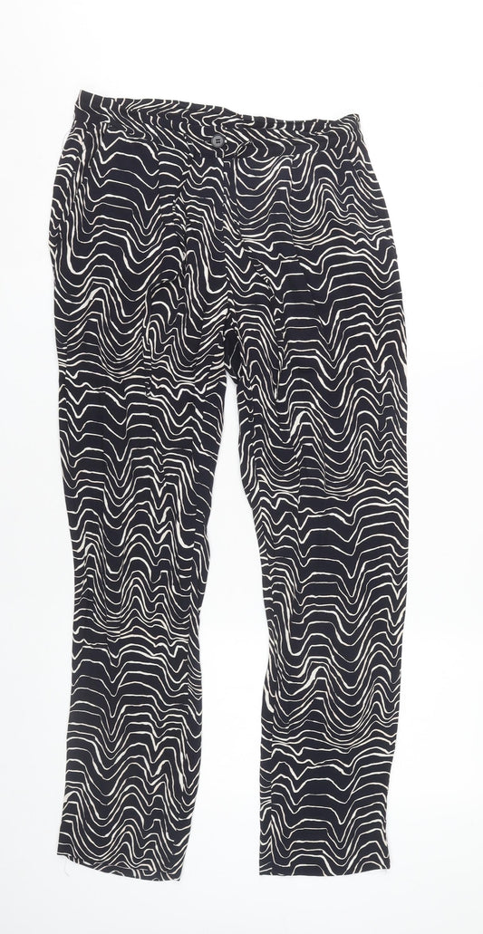 Womens UK Size 8 Jigsaw   Black Trousers