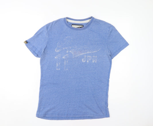 Superdry Men's Blue Vintage S T-Shirt - Limited Edition