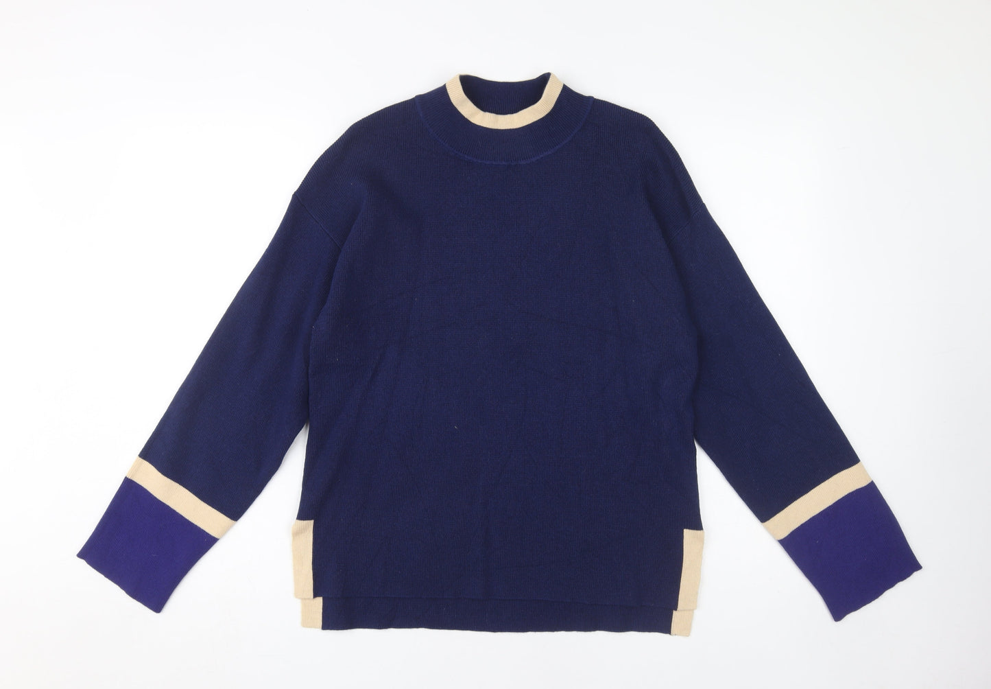 Womens UK Size M Jasper Conran Blue Pullover Jumper