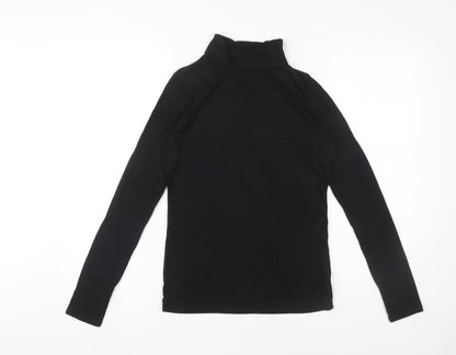 Womens UK Size 8 NEXT Black Basic T-Shirt