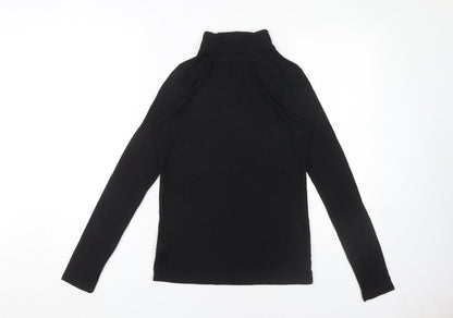 Womens UK Size 8 NEXT Black Basic T-Shirt