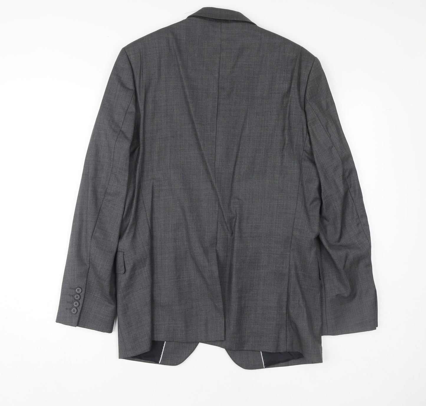 Mens UK Size 38 Jeff Banks Regular Grey Suit Jacket