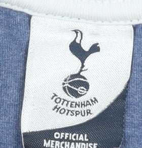 Tottenham Hotspur Boys Blue T-Shirt, 9-10 Years, Sports Logo
