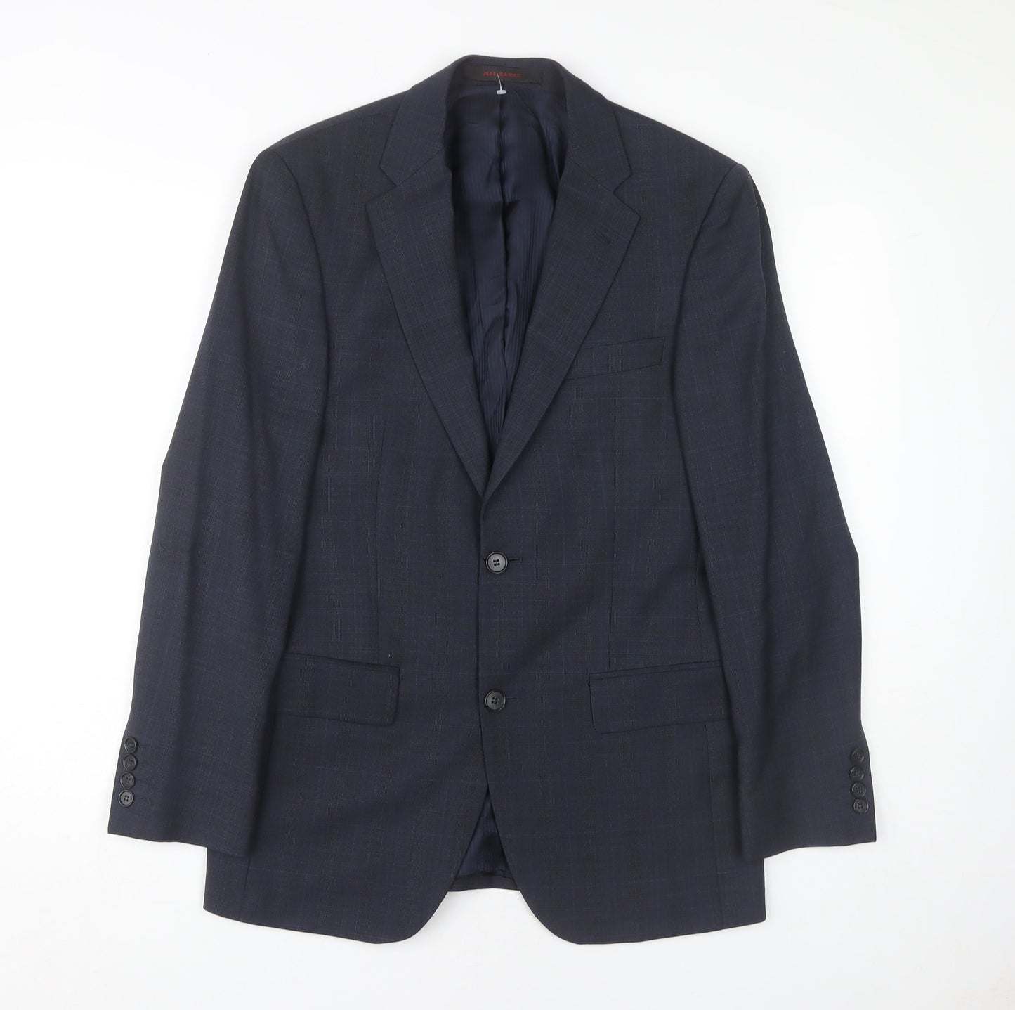 Mens UK Size 36 Jeff Banks Regular Blue Suit Jacket