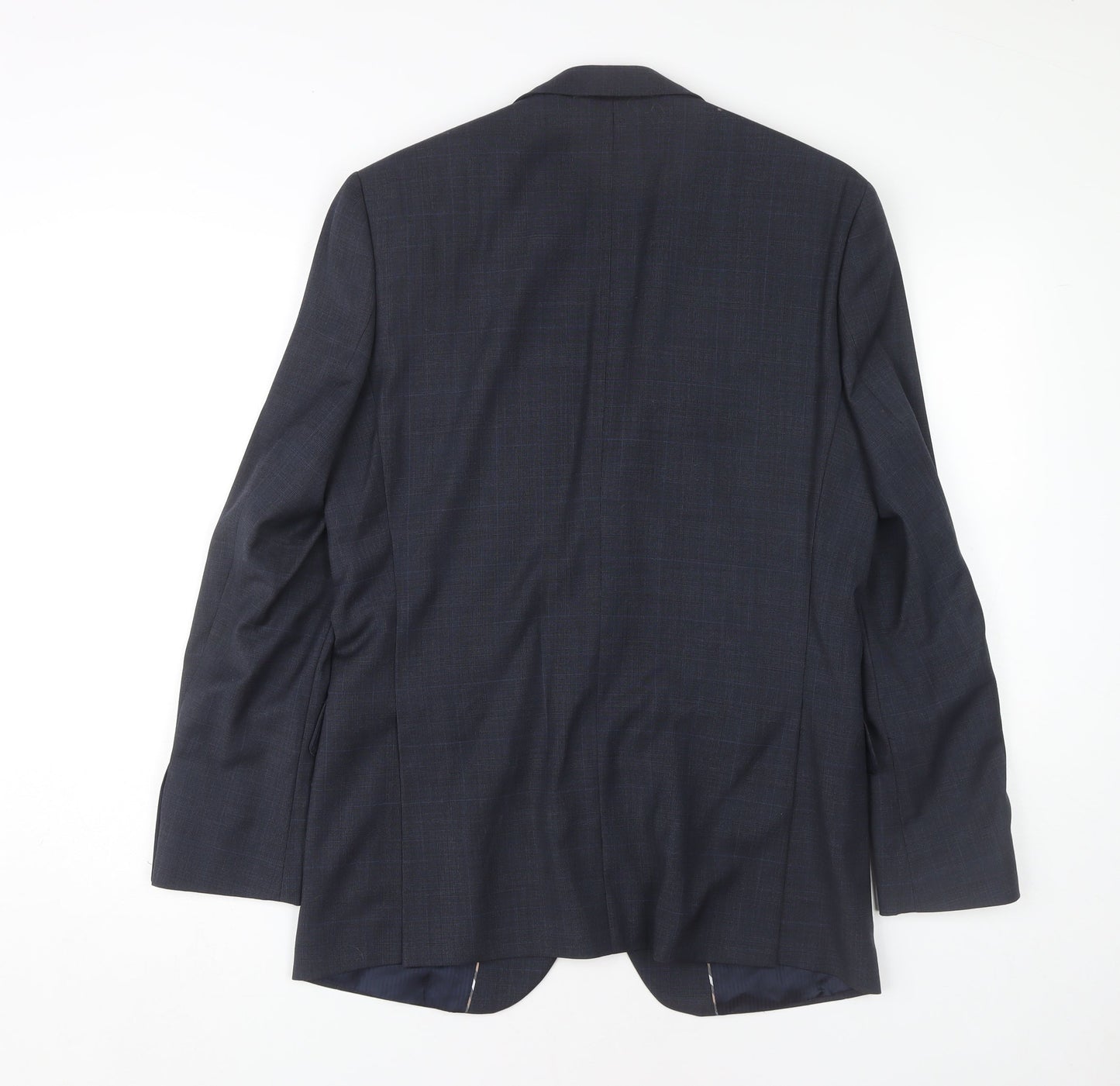 Mens UK Size 36 Jeff Banks Regular Blue Suit Jacket