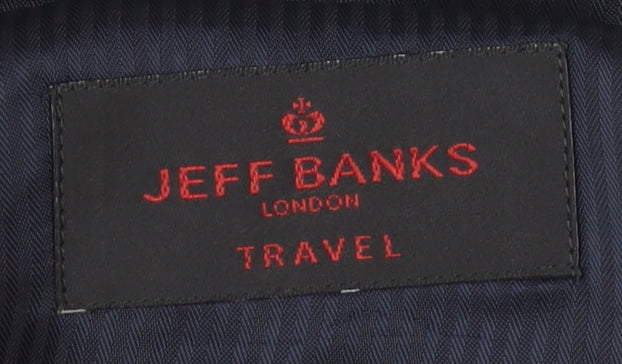 Mens UK Size 36 Jeff Banks Regular Blue Suit Jacket