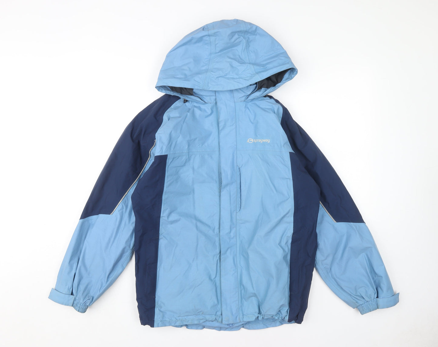 Sprayway Girls Blue Waterproof Ski Jacket, Size 14