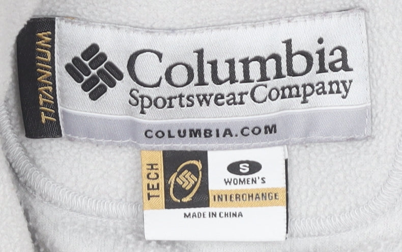 Columbia Women's Grey Fleece Jacket, S