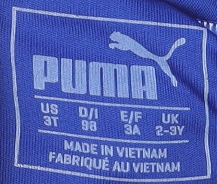 Puma Boys Blue Football Shorts 2-3 Years