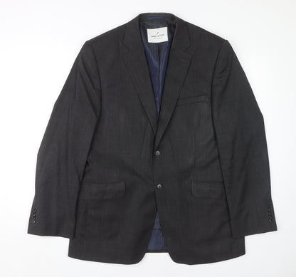 Mens UK Size 40 Daniel Hechter Regular Black Suit Jacket