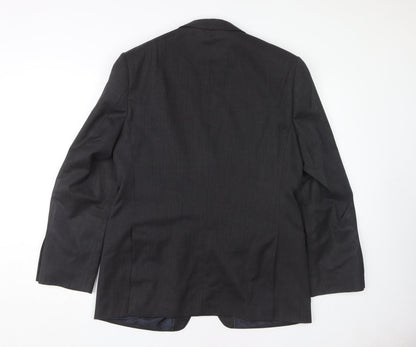 Mens UK Size 40 Daniel Hechter Regular Black Suit Jacket