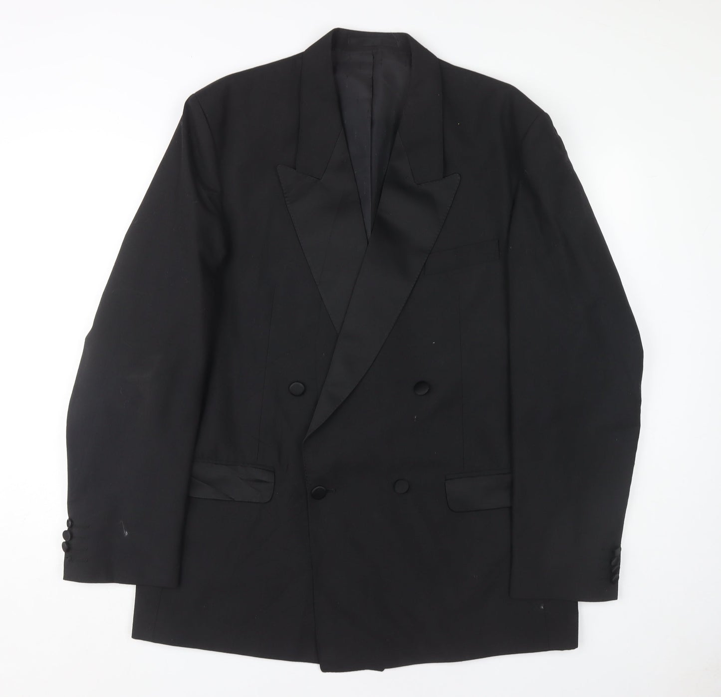 Mens UK Size 44 Centaur Regular Black Suit Tuxedo