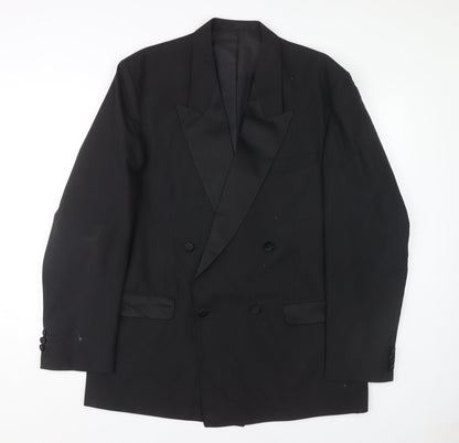 Mens UK Size 44 Centaur Regular Black Suit Tuxedo
