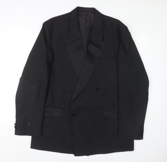 Mens UK Size 44 Centaur Regular Black Suit Tuxedo