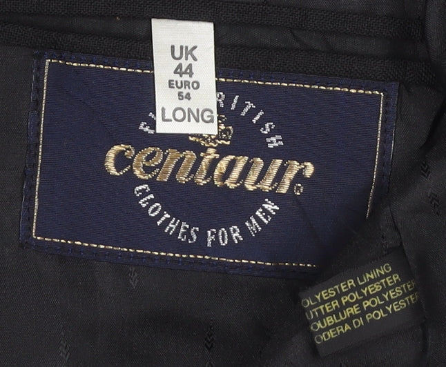 Mens UK Size 44 Centaur Regular Black Suit Tuxedo