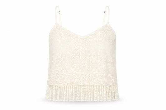 Womens UK Size S Abercrombie & Fitch Ivory Camisole Tank