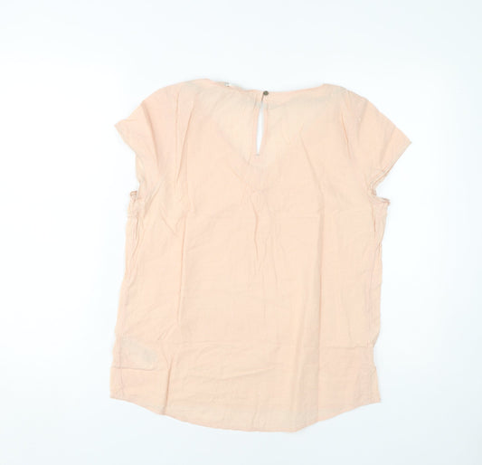 Womens UK Size 8 White Stuff Pink Basic Blouse