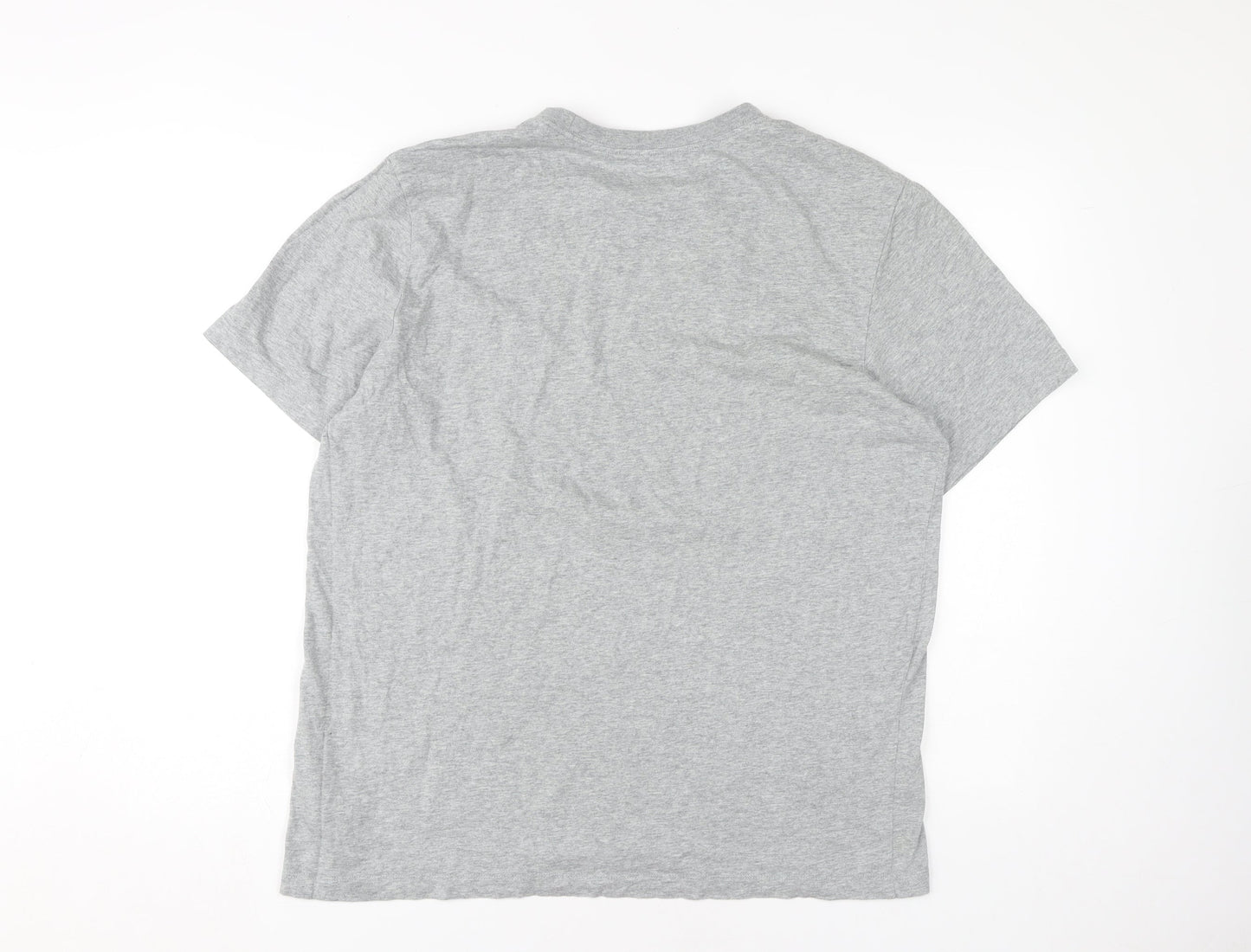 Nike Men's Grey Crew Neck T-Shirt Large