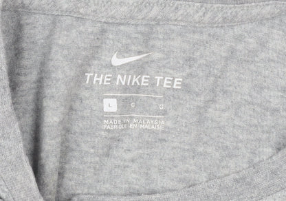 Nike Men's Grey Crew Neck T-Shirt Large