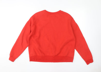Marvel Unisex Red Black Widow L Graphic Sweatshirt