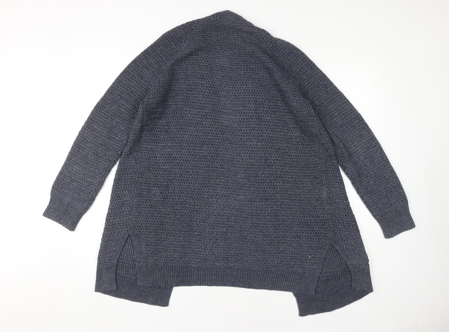 Fat Face Women’s Blue Open Front Cardigan - Size 8, Open-Knit