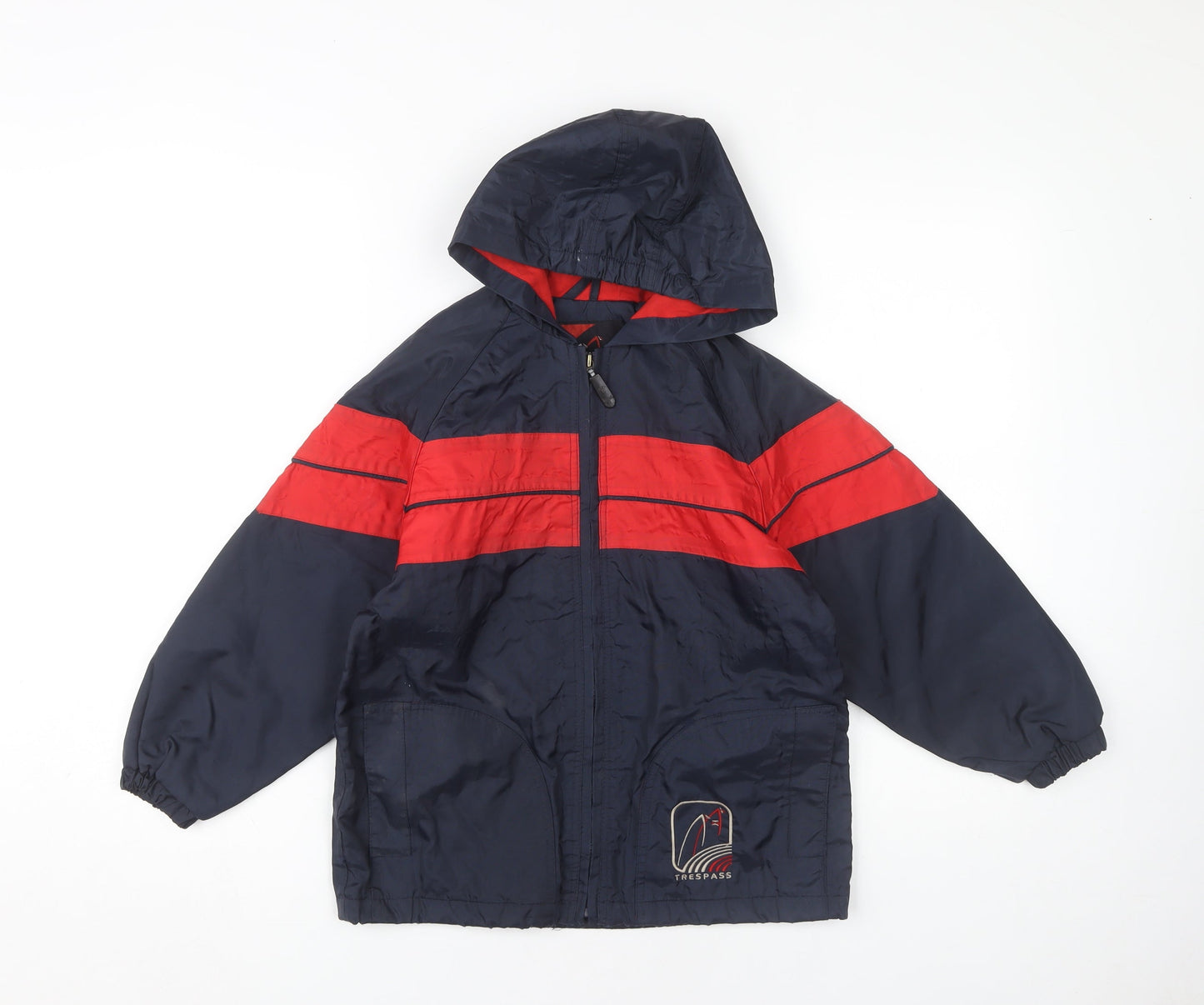 Trespass Boys Blue Windbreaker Jacket 5-6 Years