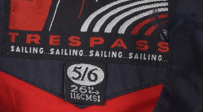 Trespass Boys Blue Windbreaker Jacket 5-6 Years