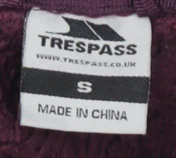 Womens UK Size S Trespass Purple Basic Jacket